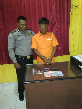 Edarkan Shabu, HR Ditangkap Polisi